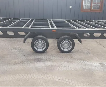 Tiny house onderstel van Intermetal